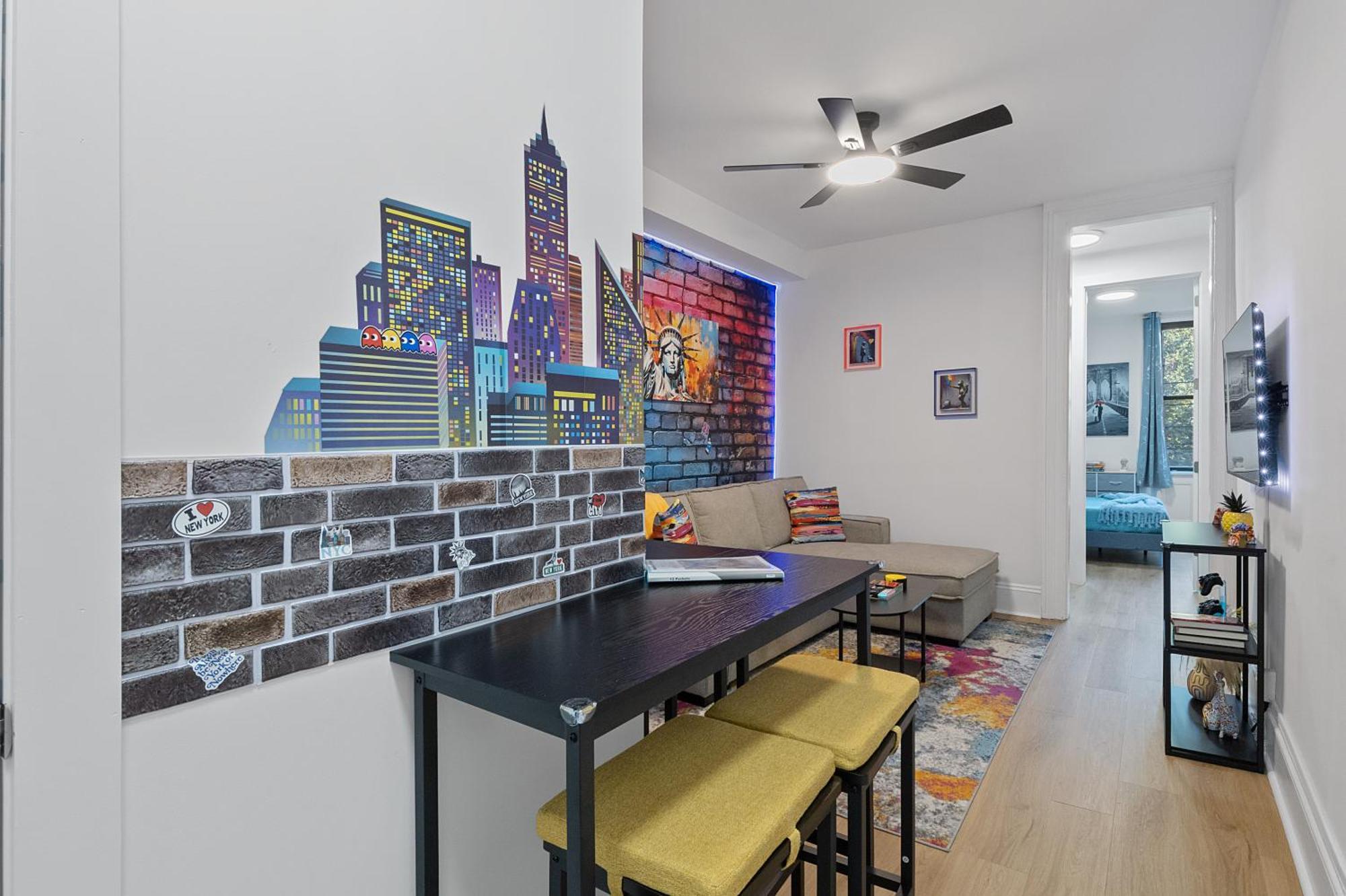 Funky & Colorful Urban Getaway, 20 Minutes To Nyc Apartment Hoboken Ngoại thất bức ảnh