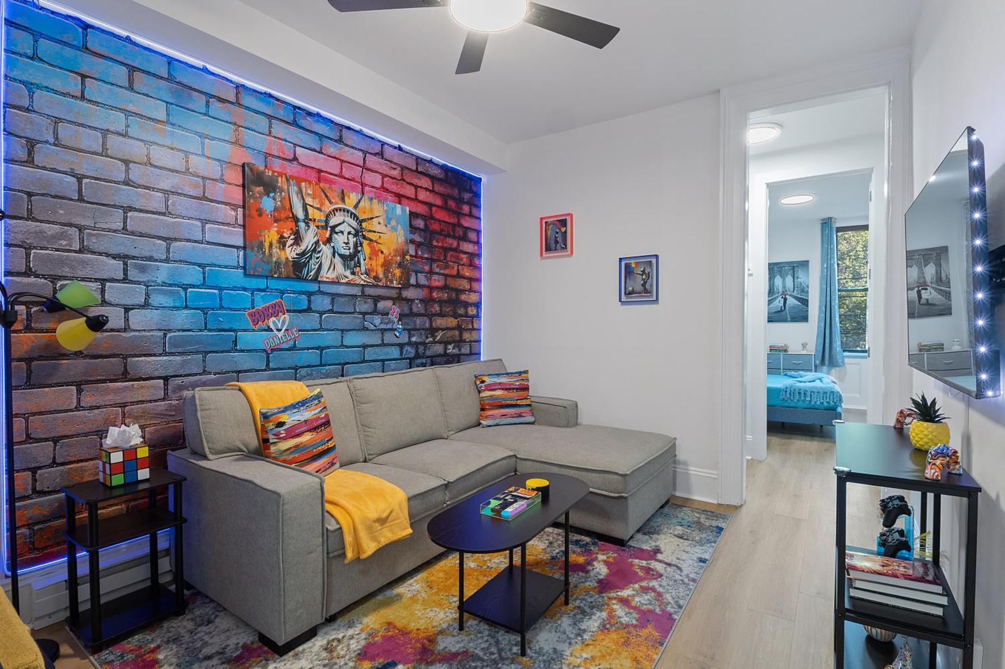 Funky & Colorful Urban Getaway, 20 Minutes To Nyc Apartment Hoboken Ngoại thất bức ảnh