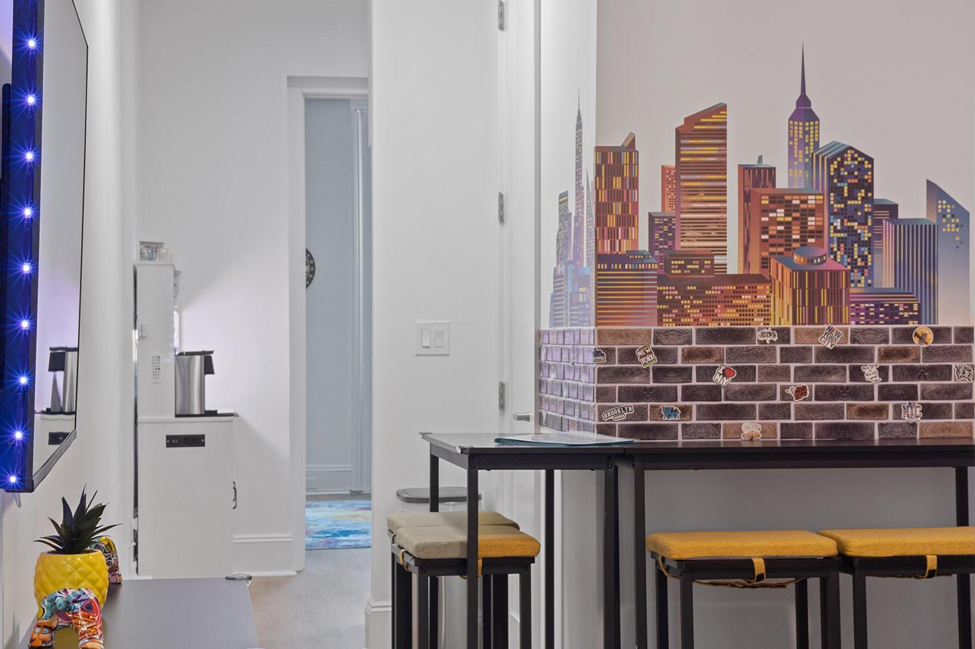 Funky & Colorful Urban Getaway, 20 Minutes To Nyc Apartment Hoboken Ngoại thất bức ảnh